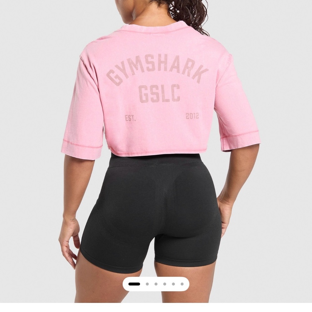 Gymshark Pink Crop Top Athletic Style